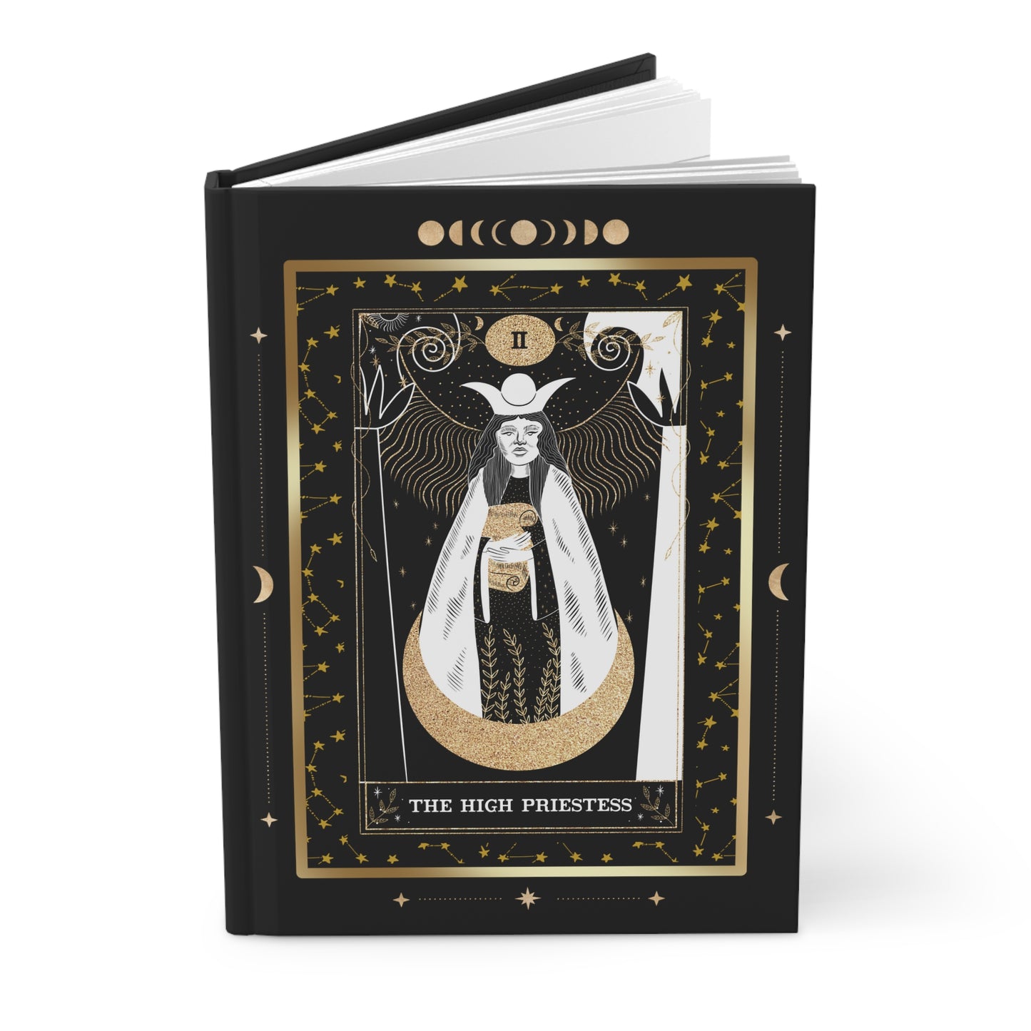 THE HIGH PRIESTESS - Tarot Card Hardcover Journal Matte