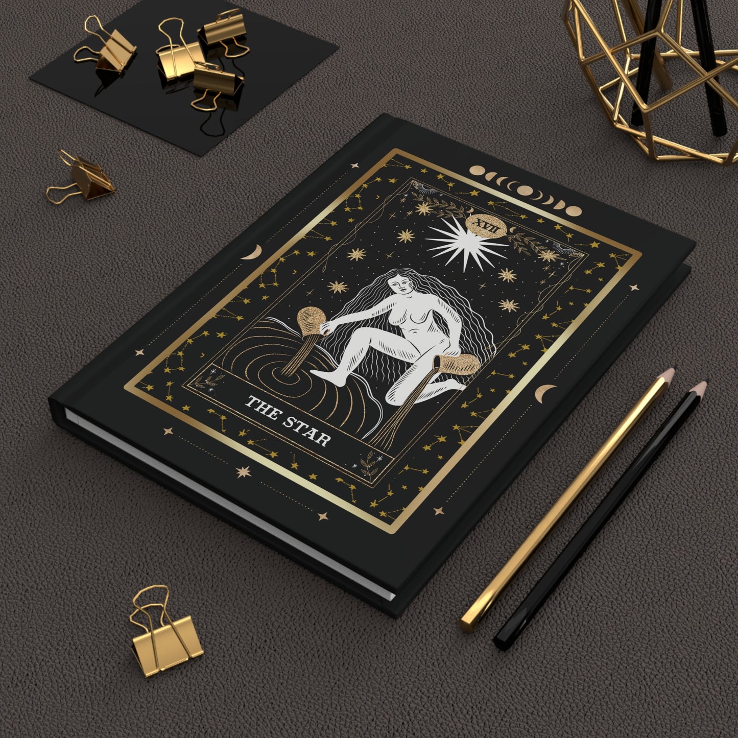 THE STAR - Tarot Card Hardcover Journal Matte