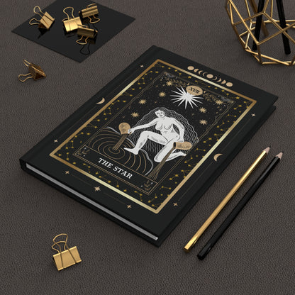 THE STAR - Tarot Card Hardcover Journal Matte