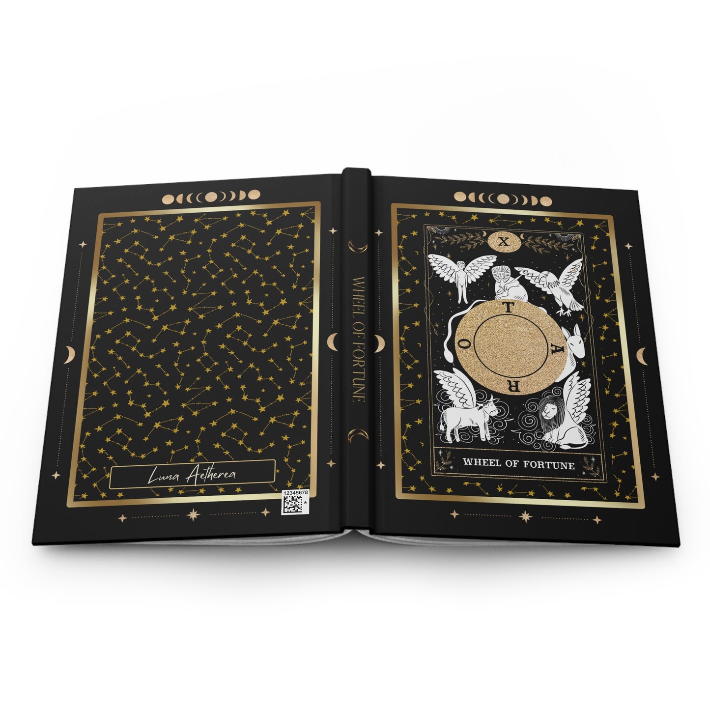 WHEEL OF FORTUNE - Tarot Card Hardcover Journal Matte