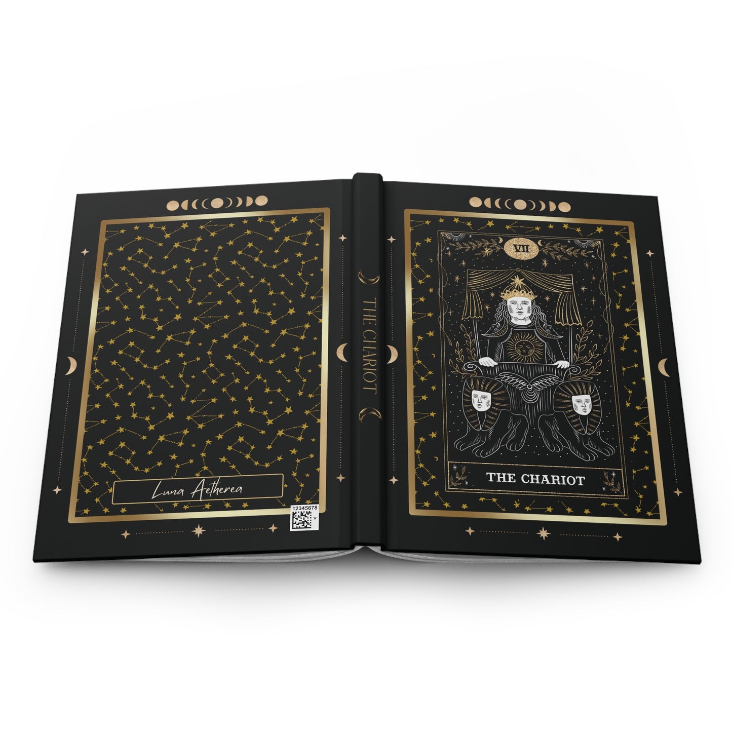 THE CHARIOT - Tarot Card Hardcover Journal Matte