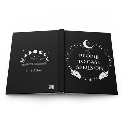 People to Cast Spells On - Gothic Hardcover Matte Journal