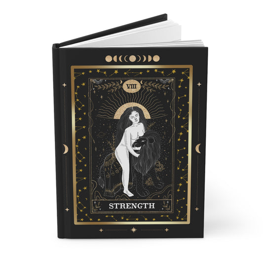 STRENGTH - Tarot Card Hardcover Journal Matte