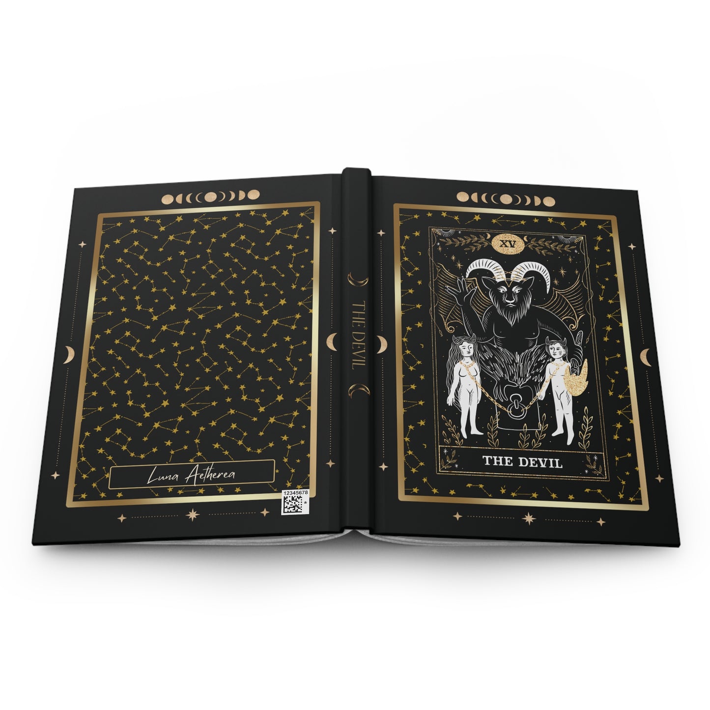 THE DEVIL - Tarot Card Hardcover Journal Matte