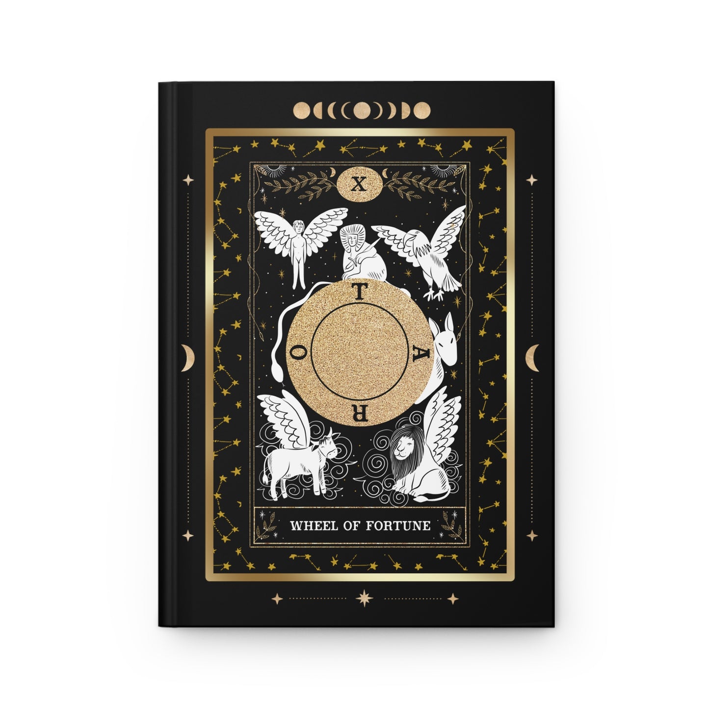 WHEEL OF FORTUNE - Tarot Card Hardcover Journal Matte