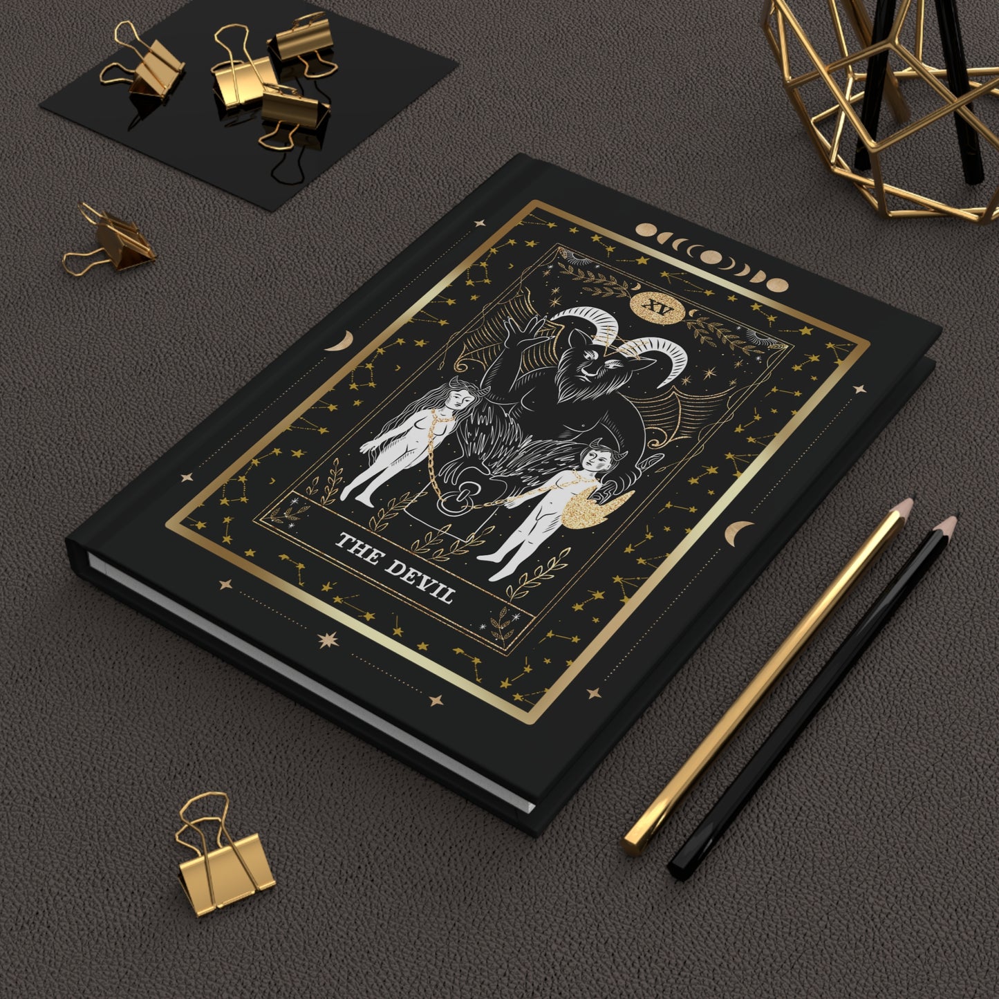 THE DEVIL - Tarot Card Hardcover Journal Matte