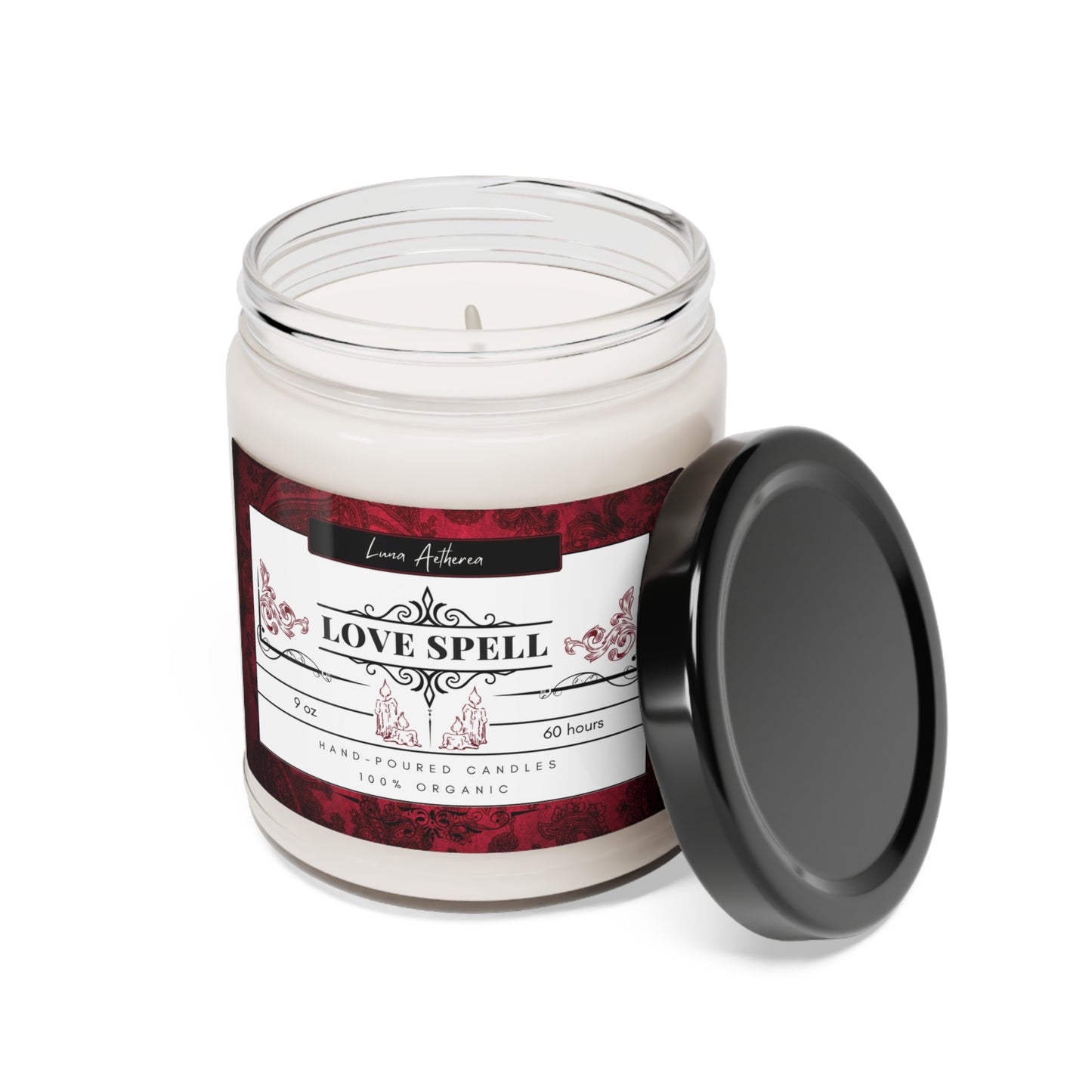 LOVE SPELL - 9oz White Scented Candle