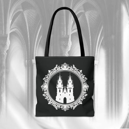 Gothic Cathedral Tote Bag, Double Side Print