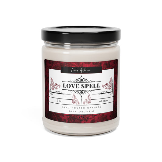 LOVE SPELL - 9oz White Scented Candle