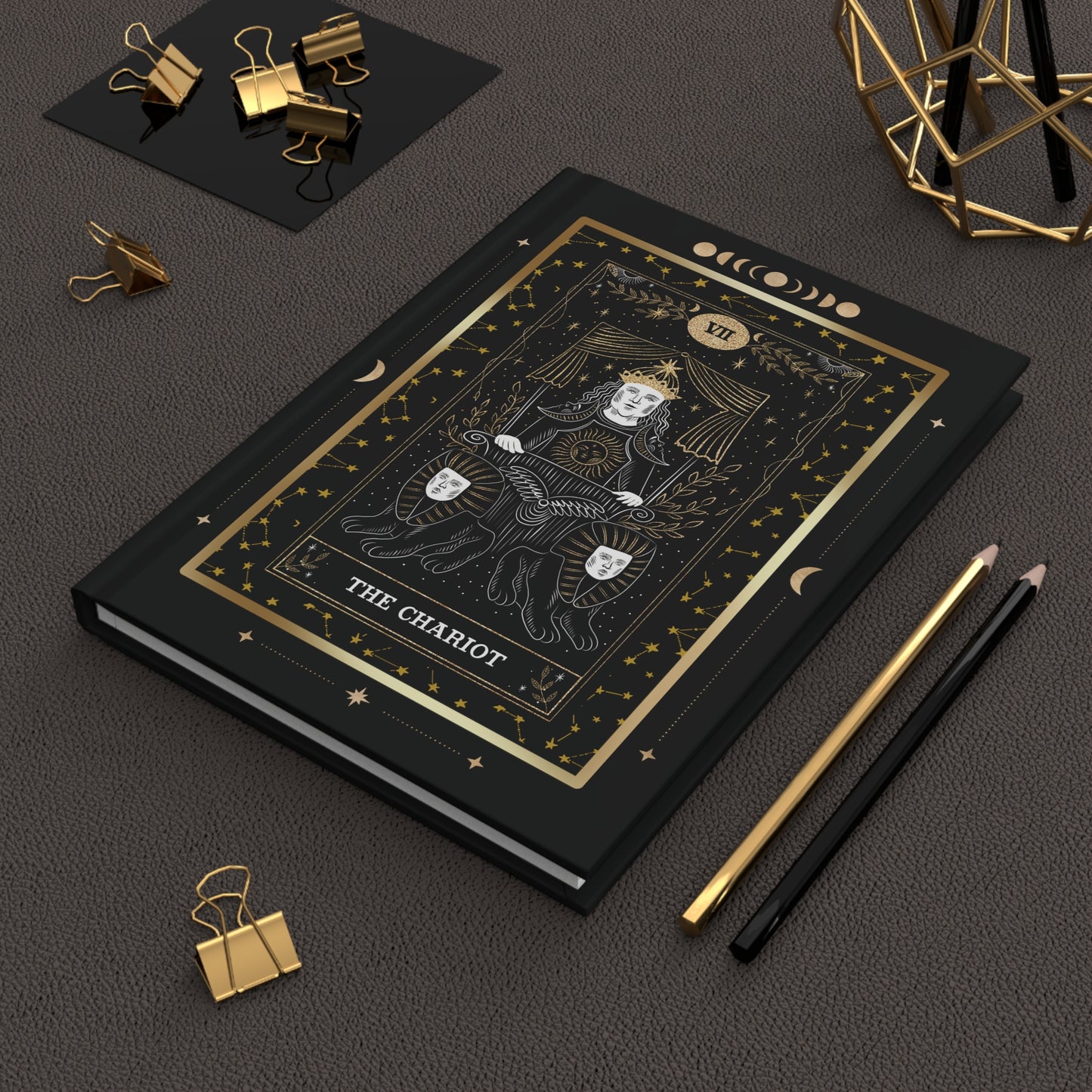 THE CHARIOT - Tarot Card Hardcover Journal Matte