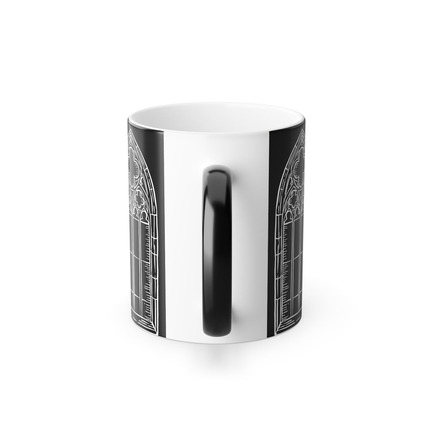 Cathedral Noir - Color Morphing Gothic Mug, 11oz