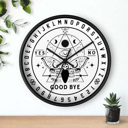 Ouija Wall Clock, Gothic Clock