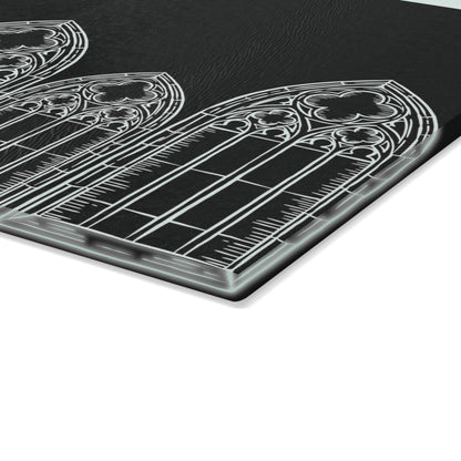 Cathedral Noir - Gothic Glass Cutting Board