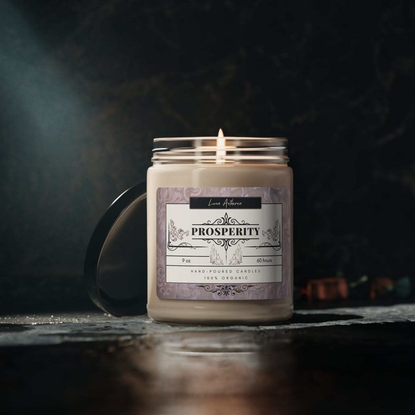 PROSPERITY - 9oz White Scented Candle