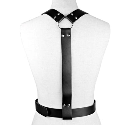 Circe - Gothic PU Leather Straps Harness Belt