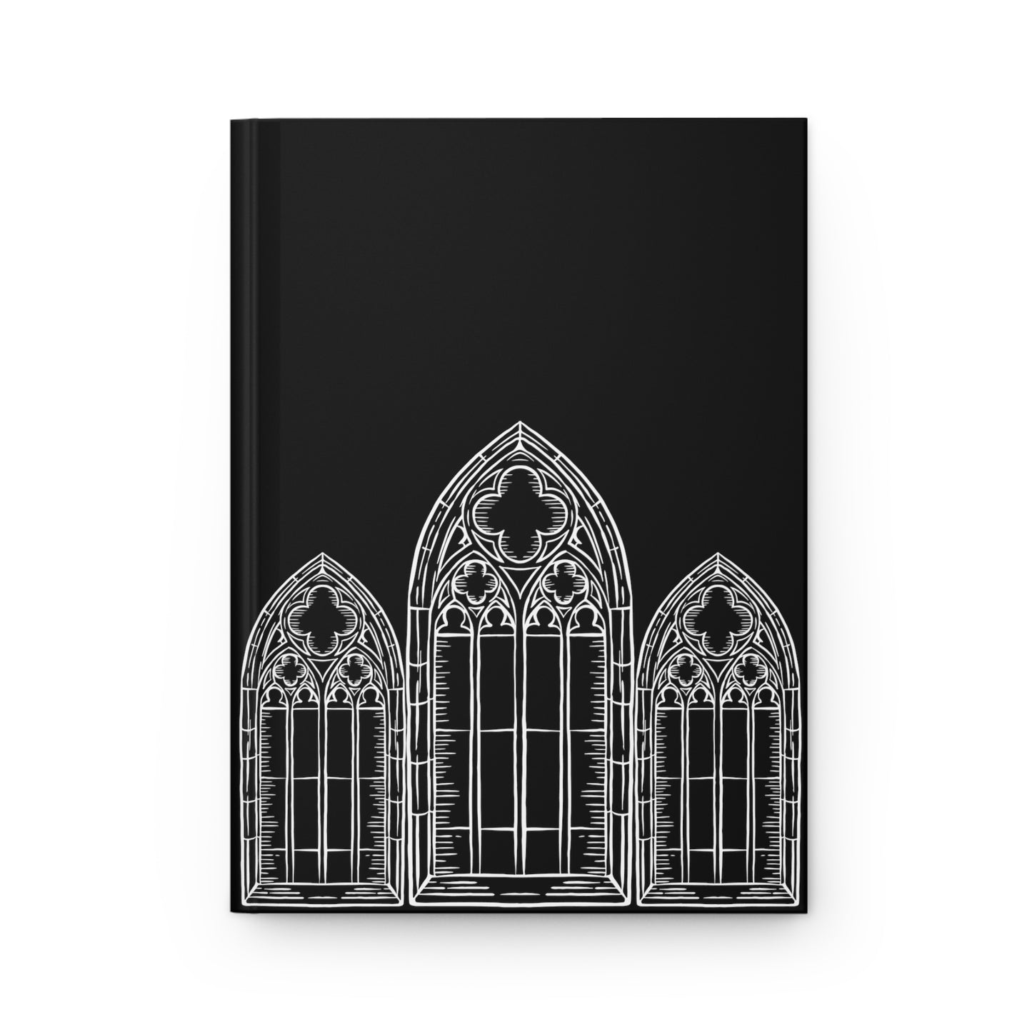 Cathedral Noir - Hardcover Journal Matte, Gothic Notebook