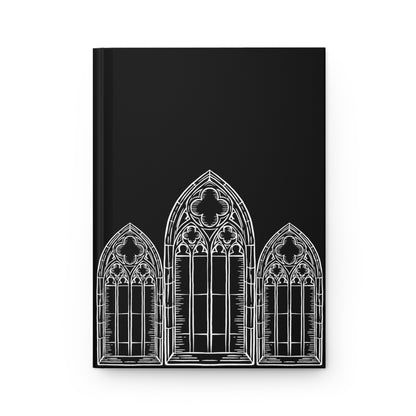 Cathedral Noir - Hardcover Journal Matte, Gothic Notebook