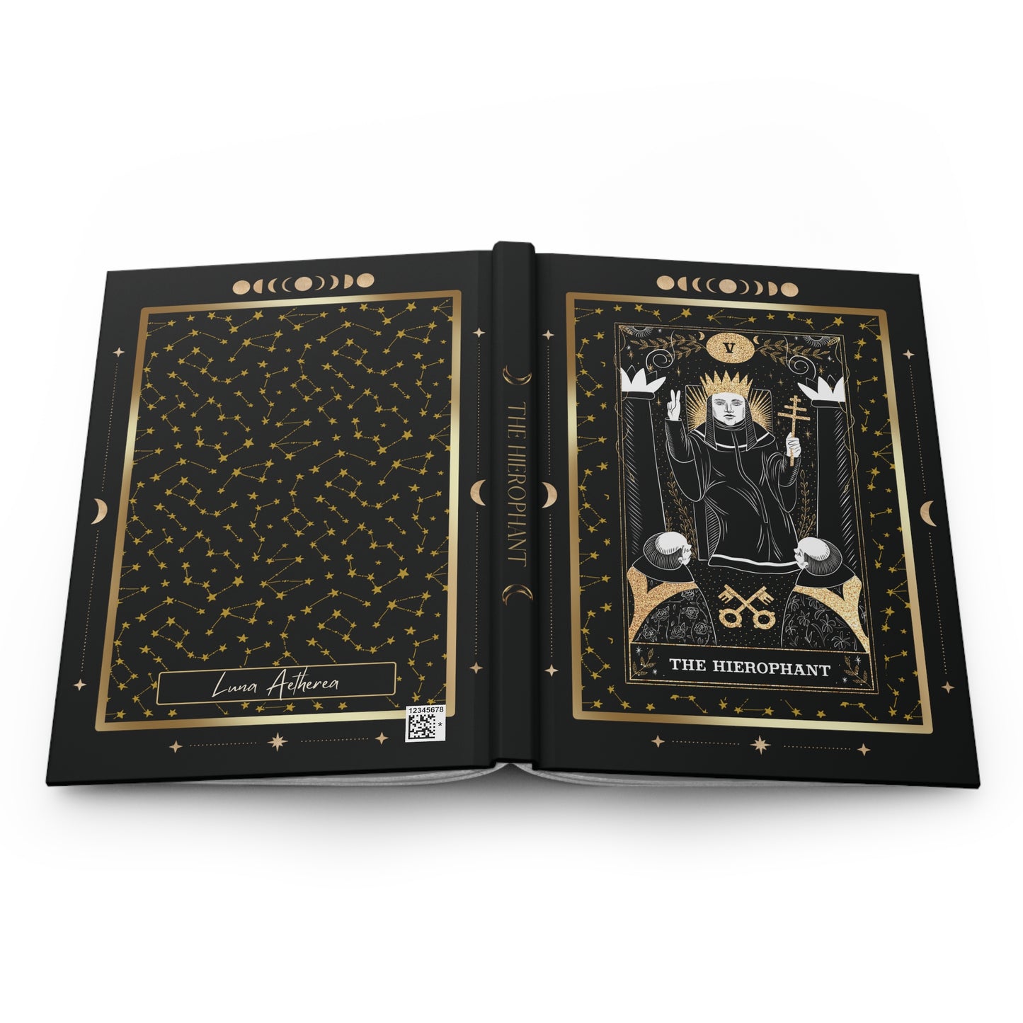 THE HIEROPHANT - Tarot Card Hardcover Journal Matte