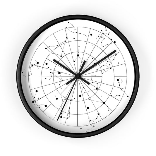 Constellation Wall Clock, Gothic Clock