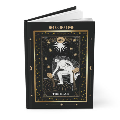 THE STAR - Tarot Card Hardcover Journal Matte