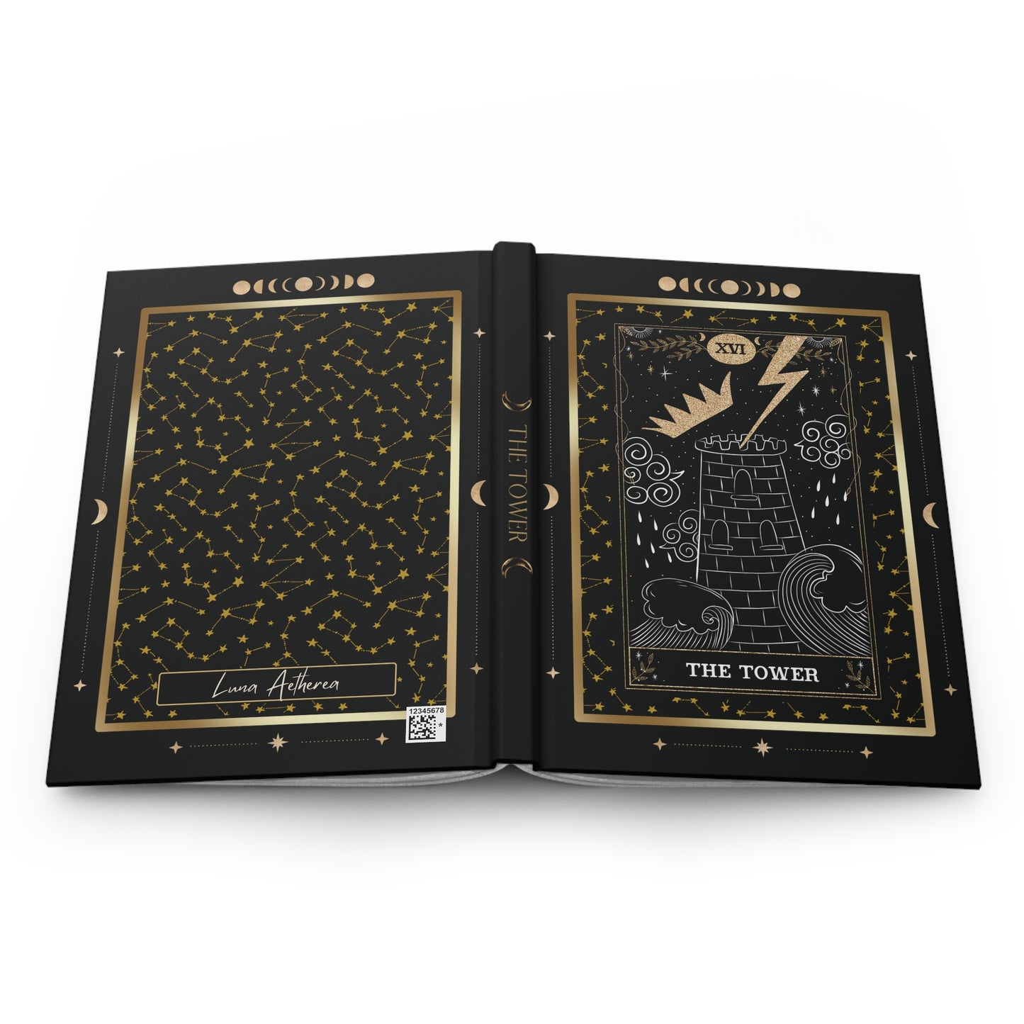 THE TOWER - Tarot Card Hardcover Journal Matte