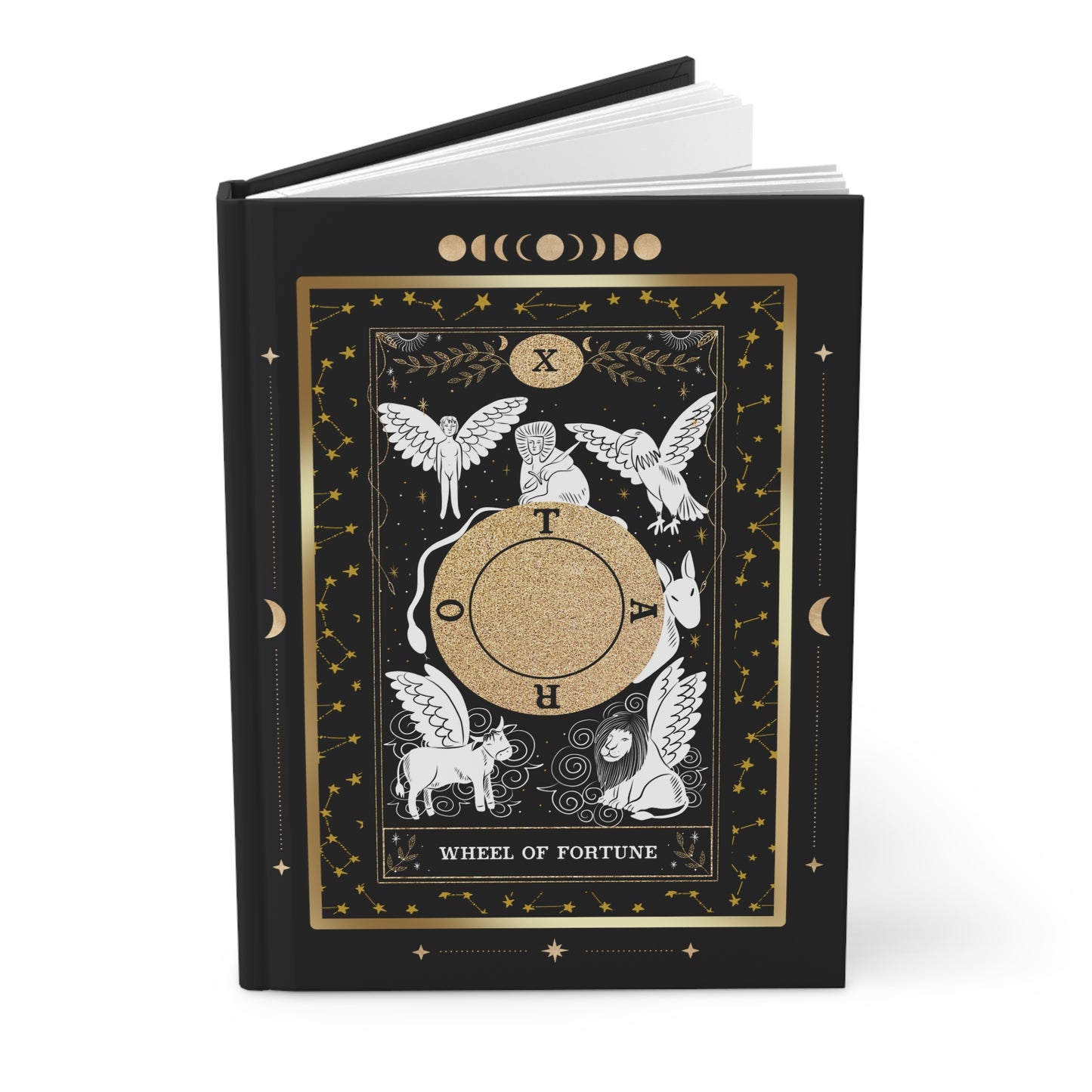 WHEEL OF FORTUNE - Tarot Card Hardcover Journal Matte