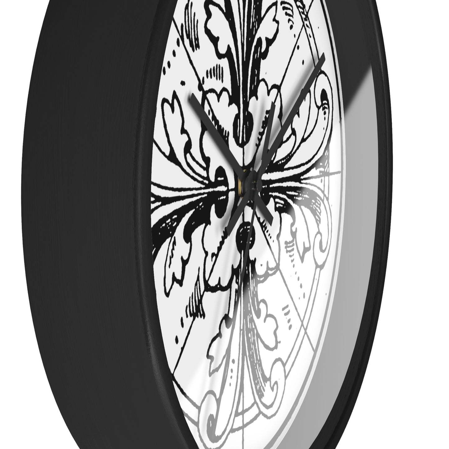 Cathedral Noir Wall Clock, Gothic Clock