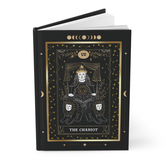 THE CHARIOT - Tarot Card Hardcover Journal Matte