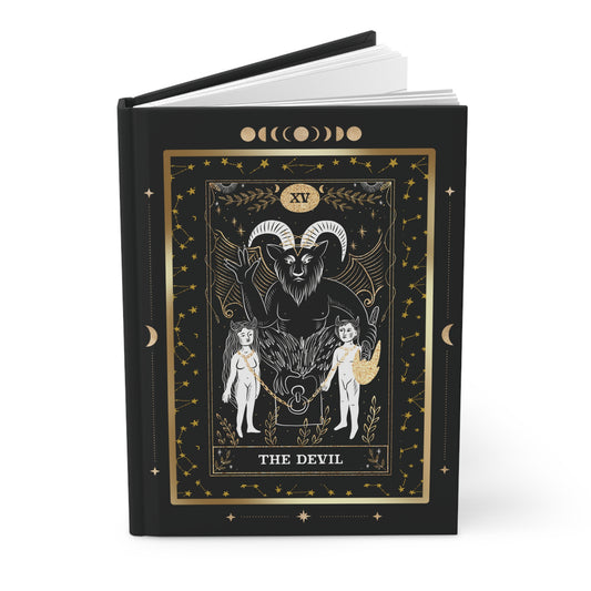 THE DEVIL - Tarot Card Hardcover Journal Matte