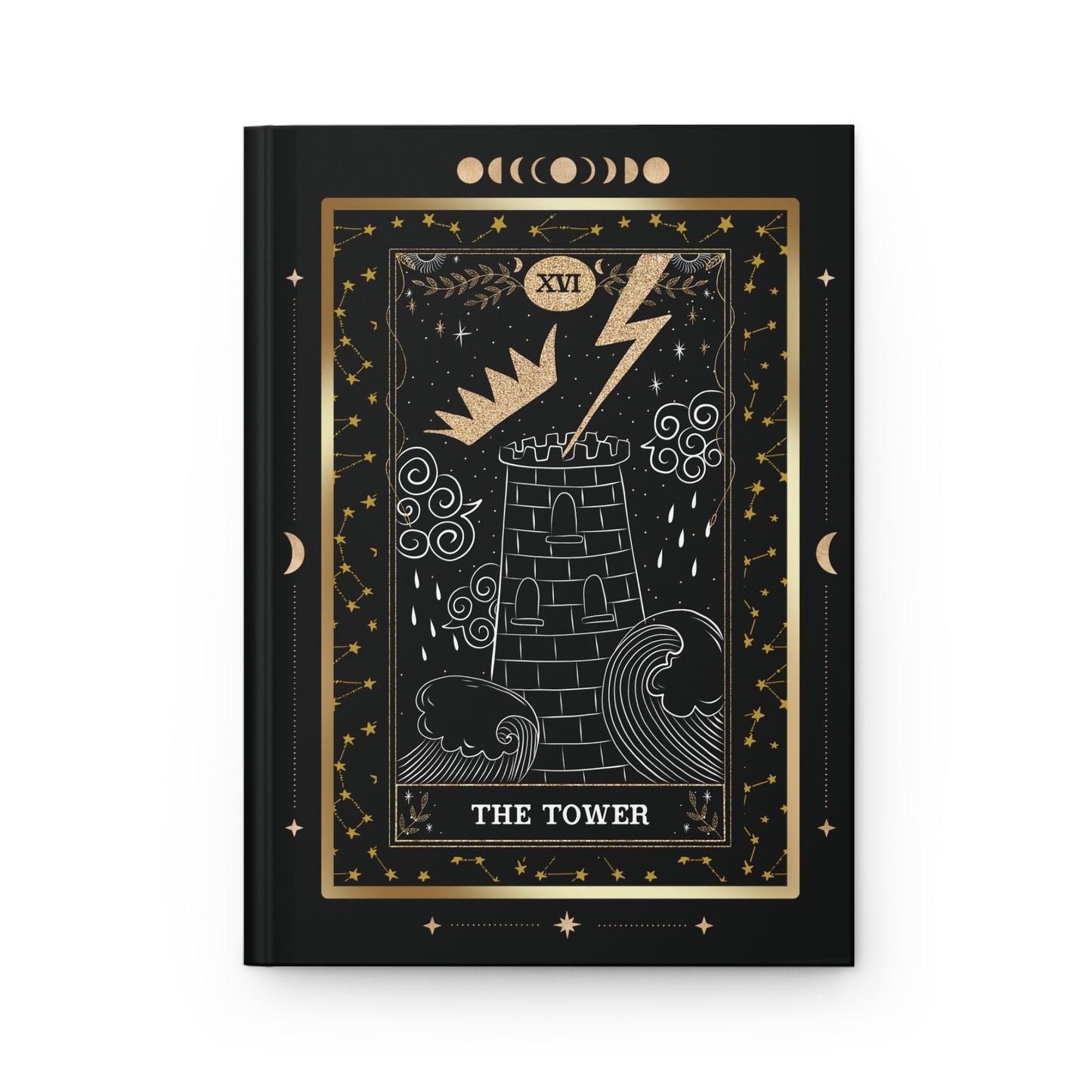 THE TOWER - Tarot Card Hardcover Journal Matte