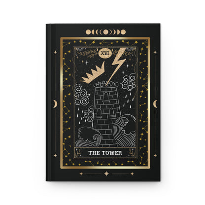 THE TOWER - Tarot Card Hardcover Journal Matte