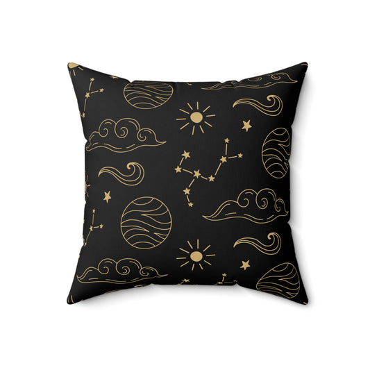 Celestial Spun Polyester Square Pillow , Pillow Case , Celestial Pillow