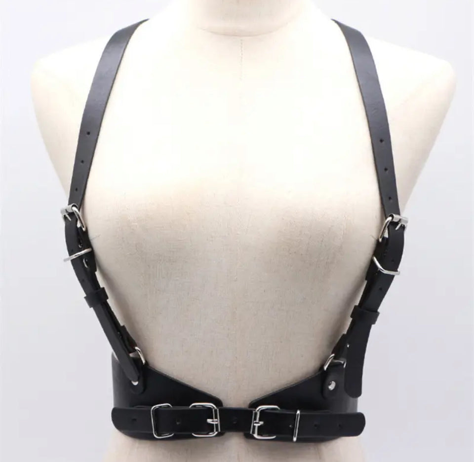 Zepar - PU Leather Straps Harness Belt