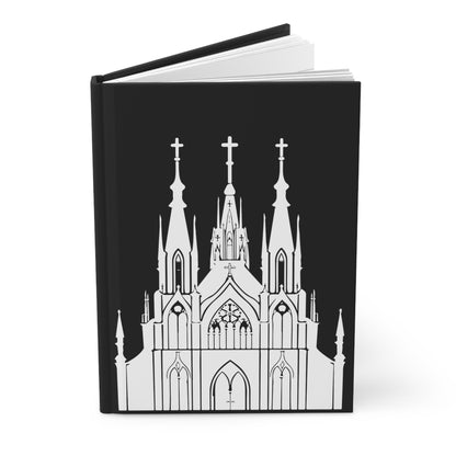 Cathedral Noir - Hardcover Journal Matte, Gothic Notebook