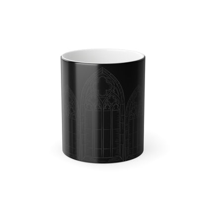 Cathedral Noir - Color Morphing Gothic Mug, 11oz