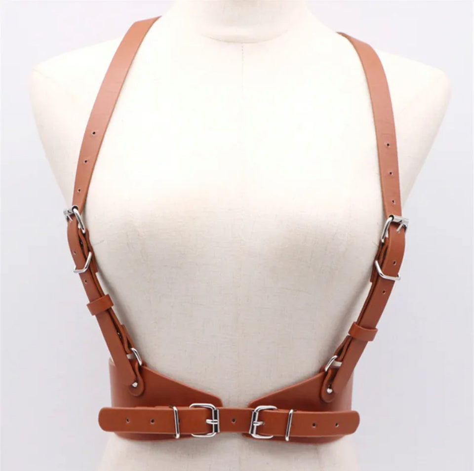 Zepar - PU Leather Straps Harness Belt