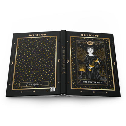 THE TEMPERANCE - Tarot Card Hardcover Journal Matte