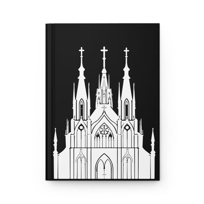 Cathedral Noir - Hardcover Journal Matte, Gothic Notebook