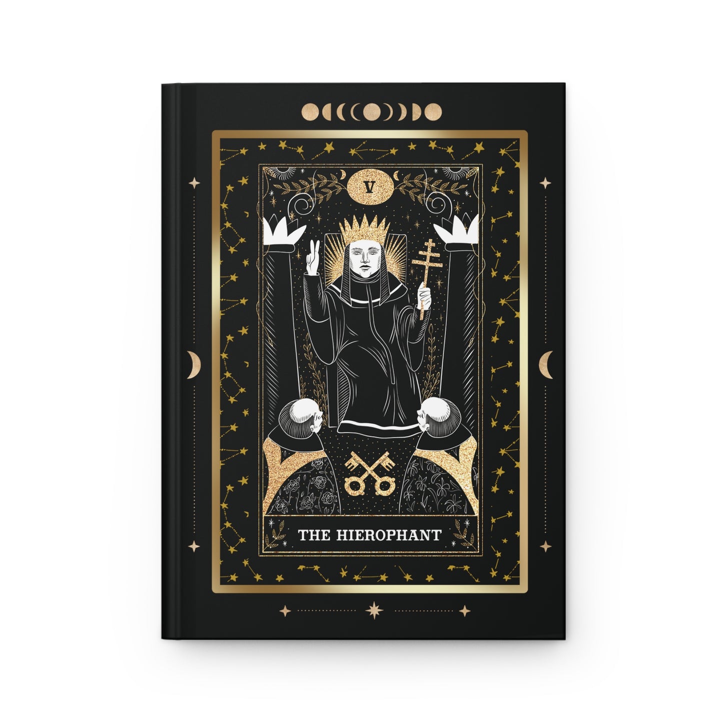 THE HIEROPHANT - Tarot Card Hardcover Journal Matte