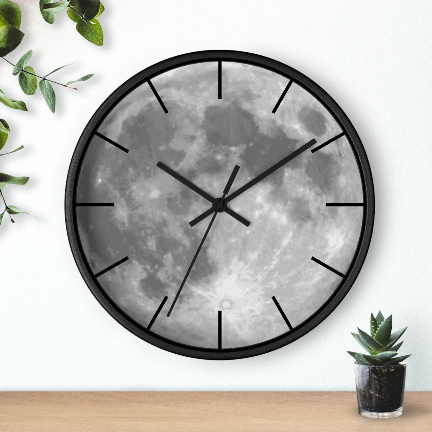 Full Moon Wall Clock, Gothic Clock