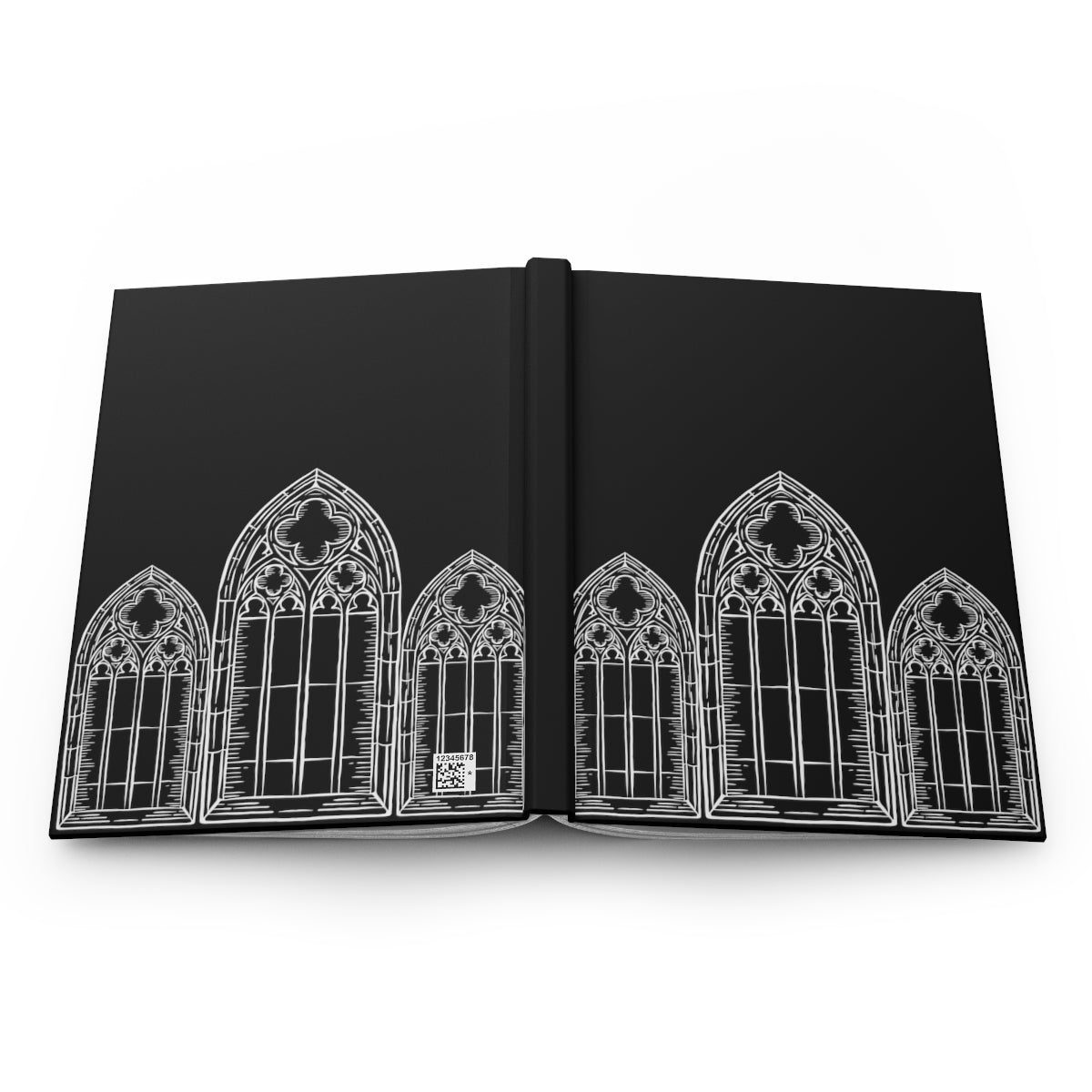 Cathedral Noir - Hardcover Journal Matte, Gothic Notebook