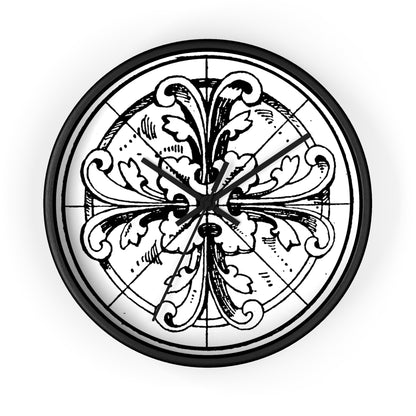 Cathedral Noir Wall Clock, Gothic Clock