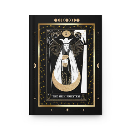 THE HIGH PRIESTESS - Tarot Card Hardcover Journal Matte