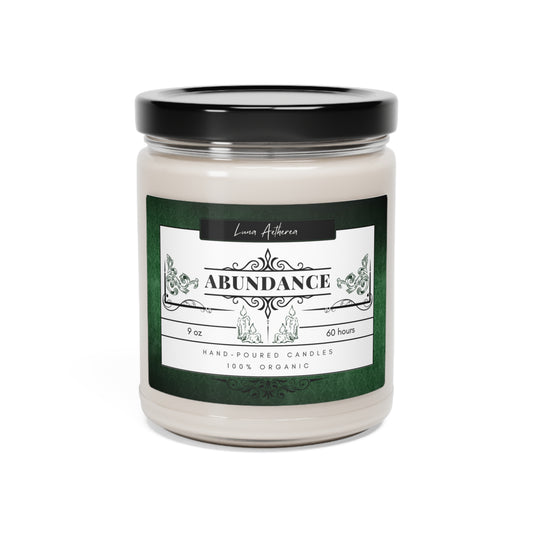 ABUNDANCE - 9oz White Scented Candle