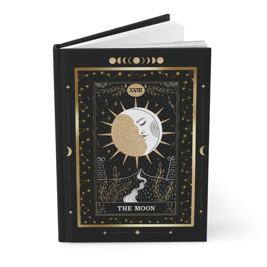 THE MOON - Tarot Card Hardcover Journal Matte