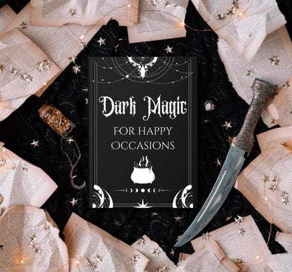 Dark Magic Hardcover Journal Matte, Gothic Notebook