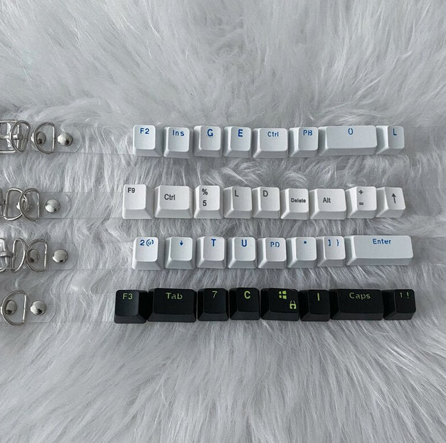 CyberGlyph - Techwear Keycap Handmade Choker