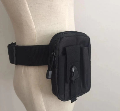 Gothic Techwear Belt Bag, Harness