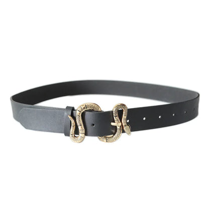 Serpentes - Gothic Snake PU Leather Belt