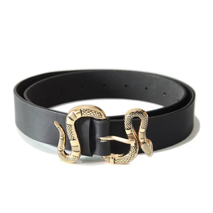 Serpentes - Gothic Snake PU Leather Belt